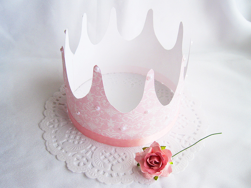 Prinzessin krone basteln für kindergeburtstag