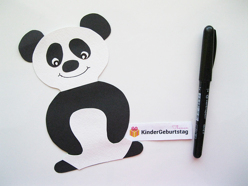 Panda aus Papier