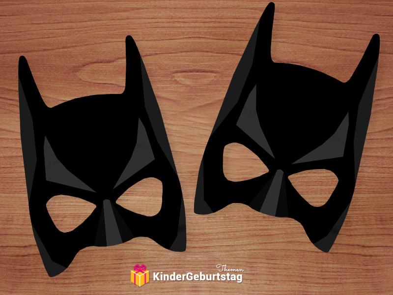 DIY-Vorlage für Batman-Maske