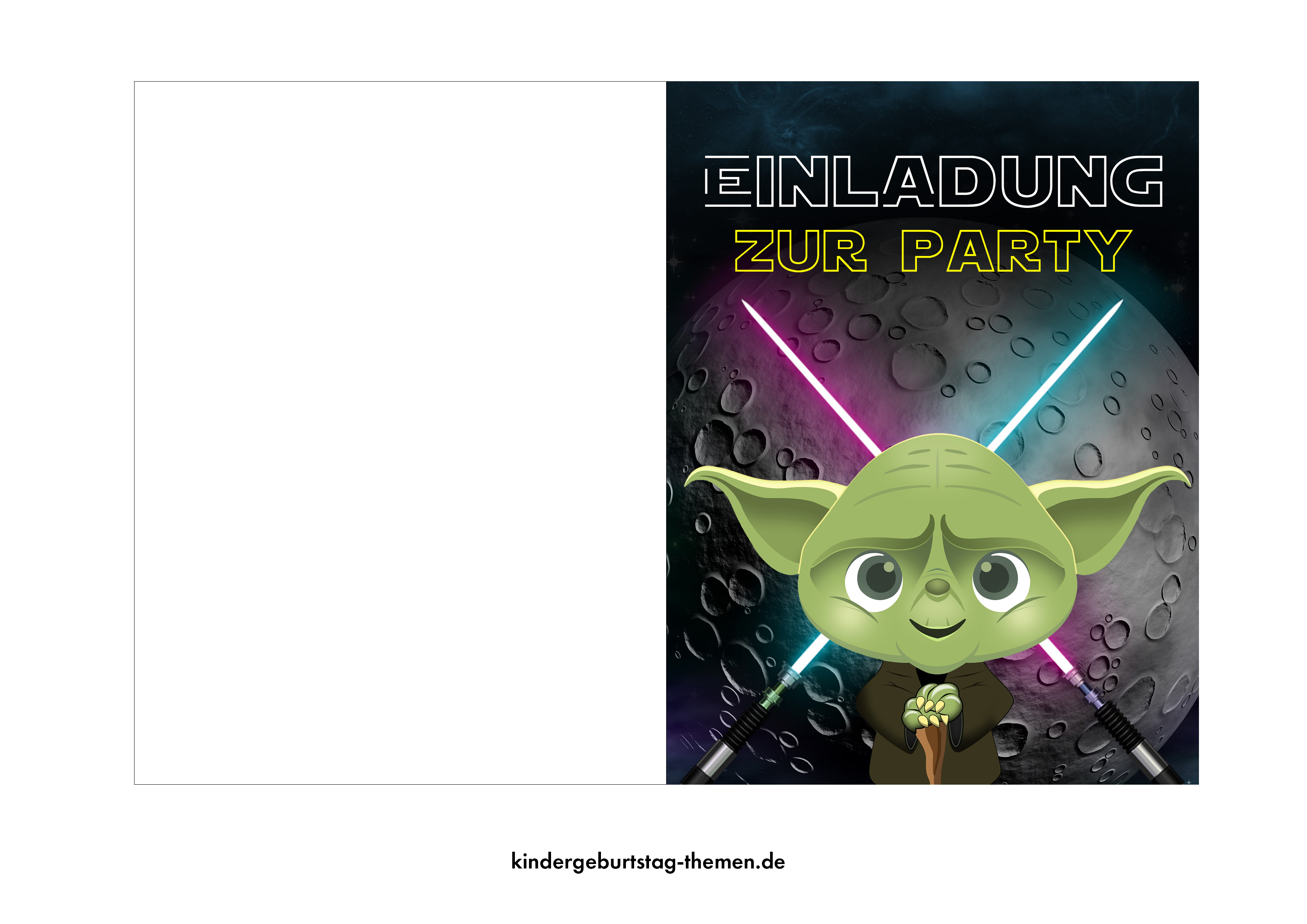 12 Umschläge Kindergeburtstag T4 Star Wars Einladungskarten 12er Set 